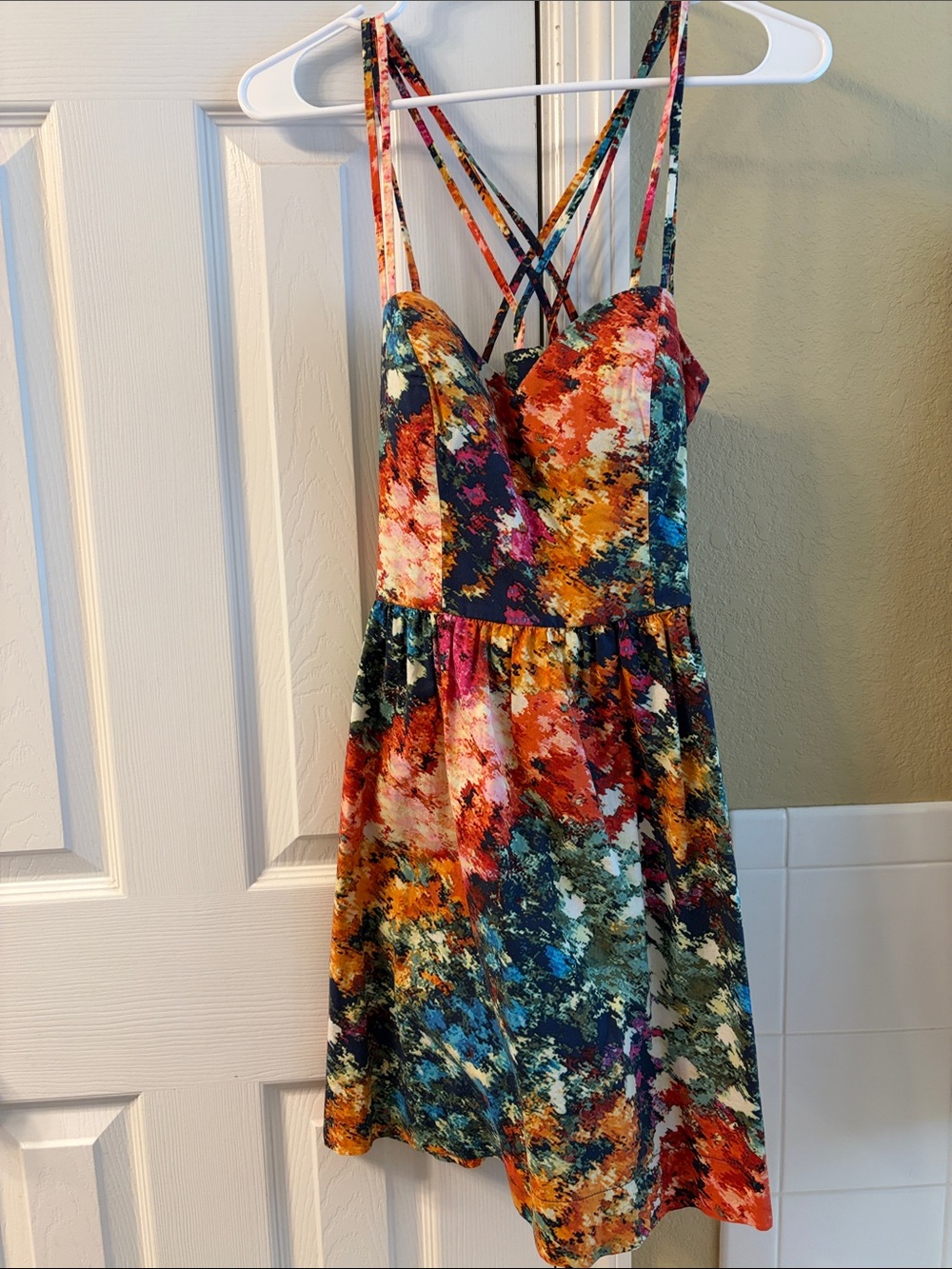 Watercolor dress